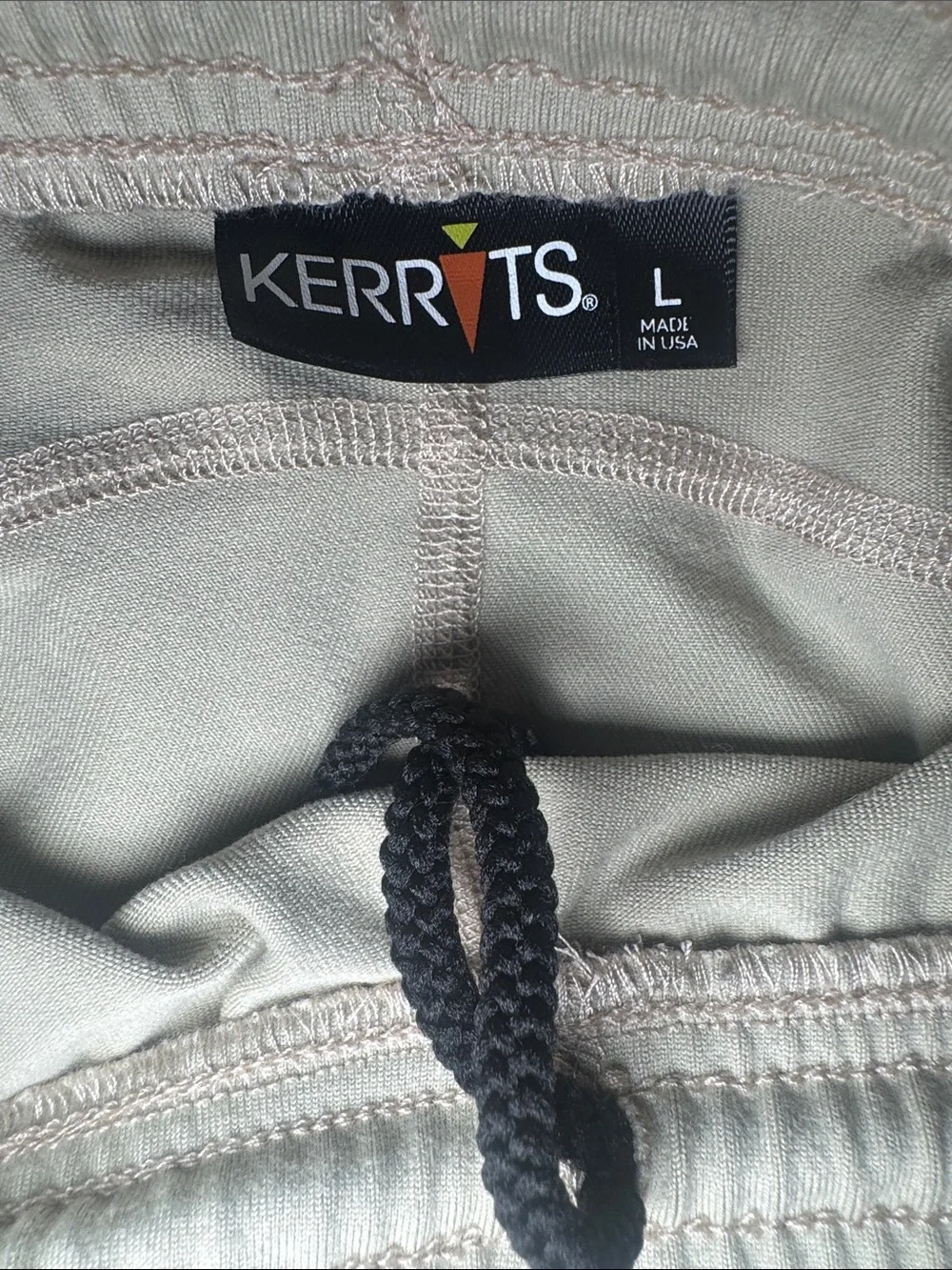 KERRITS Kid Performance Knee Patch Riding Tight Tan EUC KP Size Youth L YL $64